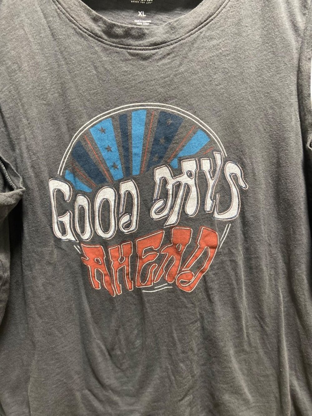 Sonoma Good Days Ahead Tank Top Gray Size XL Festival Hippie Boho Summer Coastal - Picture 6 of 10